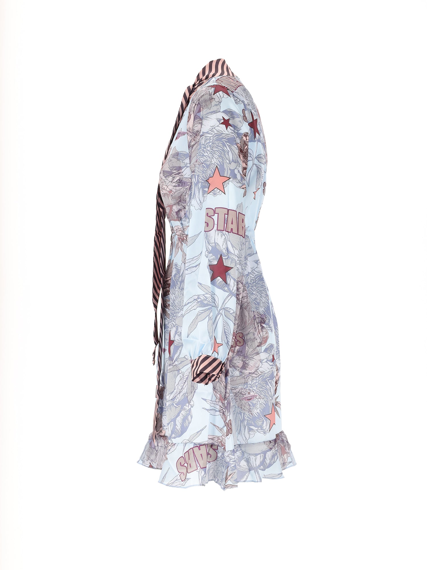Poliestere Vestito Donna Fiordaliso Made in Italy Braccialini
