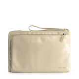Pochette da donna in vera pelle Unisex BEL11-Bianco Tucano
