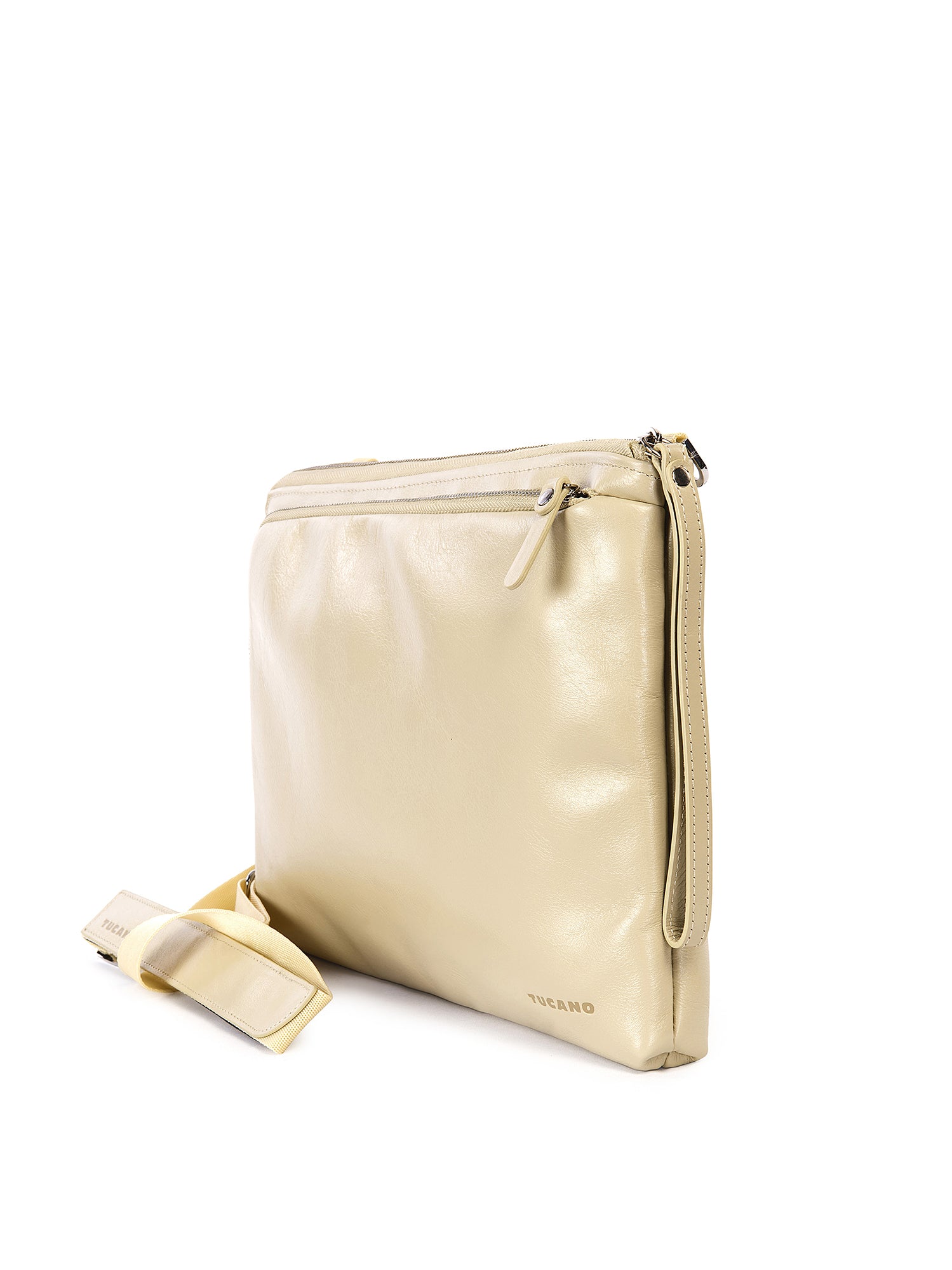 Pochette unisex in vera pelle Casual BEL13-Beige Tucano