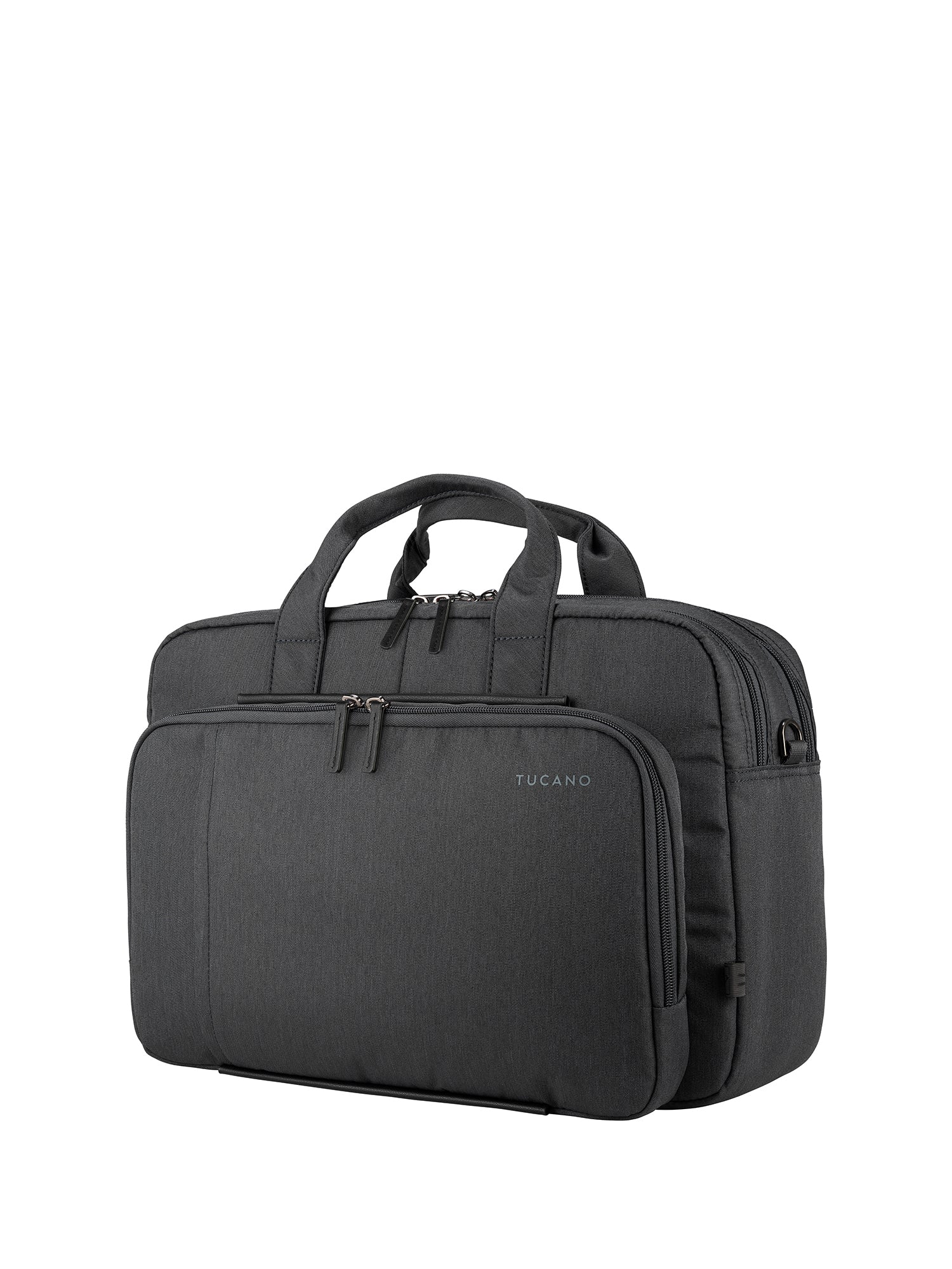 Borsa a mano unisex PET riciclato BFLASH15-Nero Tucano