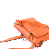 Borsa a tracolla unisex vera pelle Casual BFOP11-Arancione Tucano