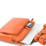 Borsa a tracolla unisex vera pelle Casual BFOP11-Arancione Tucano