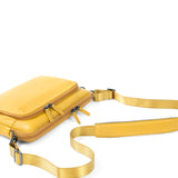 Borsa a tracolla unisex vera pelle Casual BFOP11-Giallo Tucano