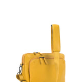 Borsa a tracolla unisex vera pelle Casual BFOP11-Giallo Tucano