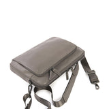 Borsa a tracolla unisex vera pelle Casual BFOP11-Grigio Tucano