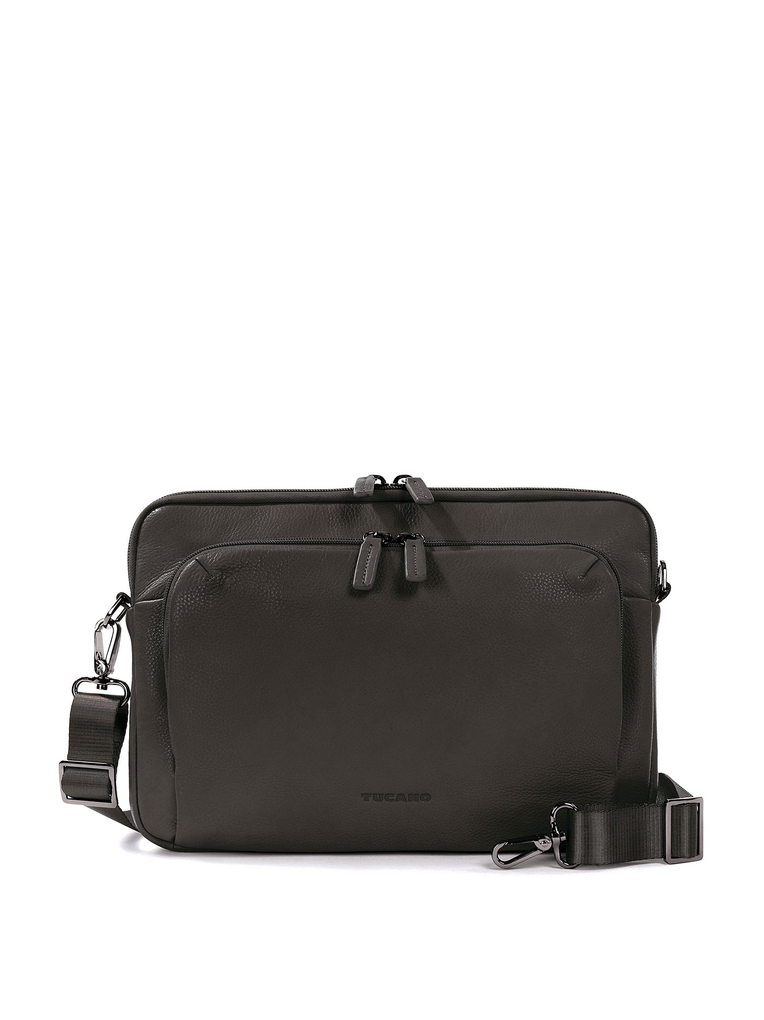 Borsa a tracolla unisex vera pelle Casual BFOP11-Marrone Tucano
