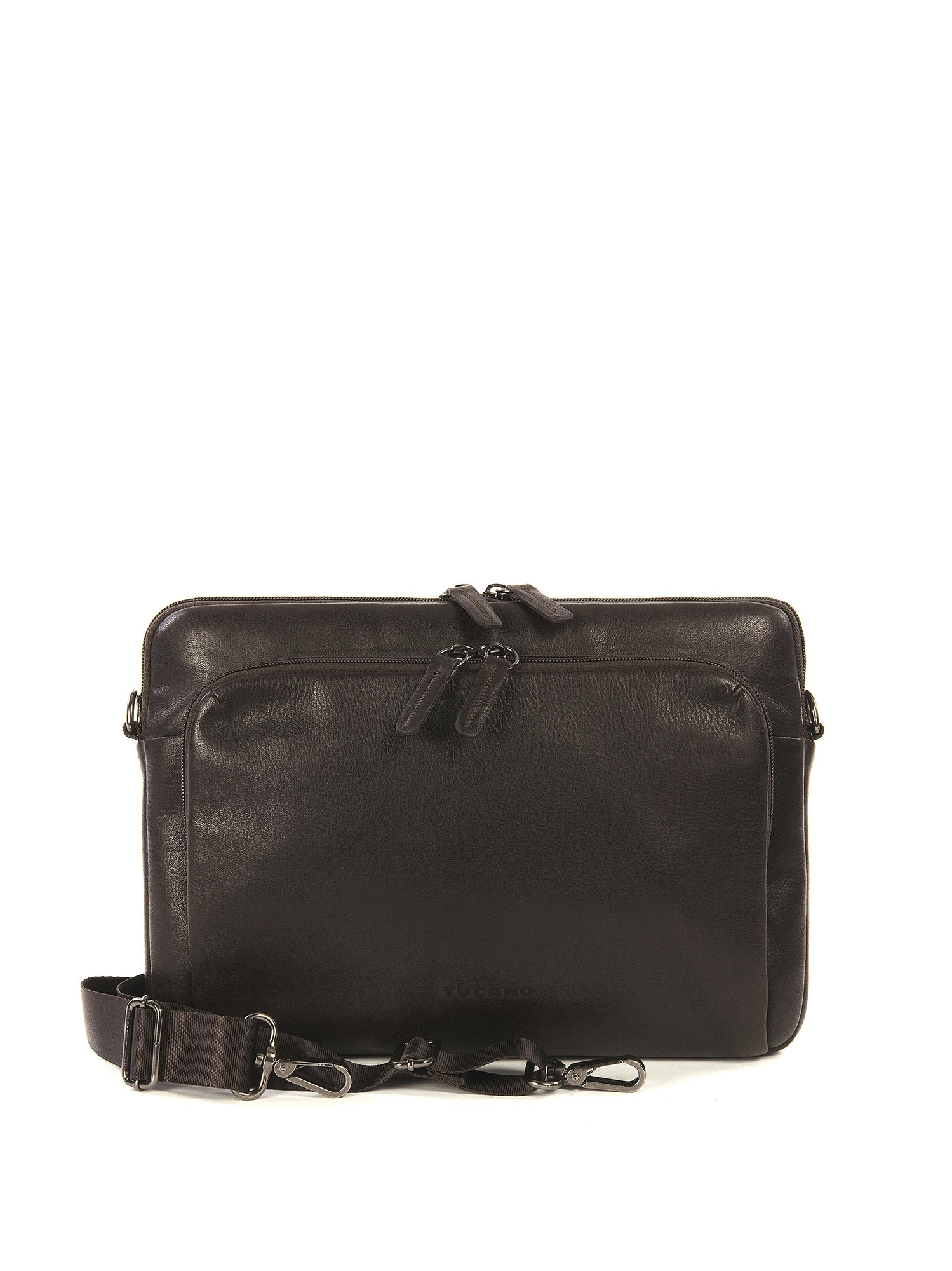 Borsa a tracolla unisex vera pelle Casual BFOP11-Marrone Tucano