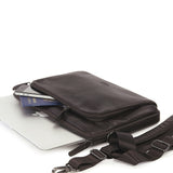 Borsa a tracolla unisex vera pelle Casual BFOP11-Marrone Tucano