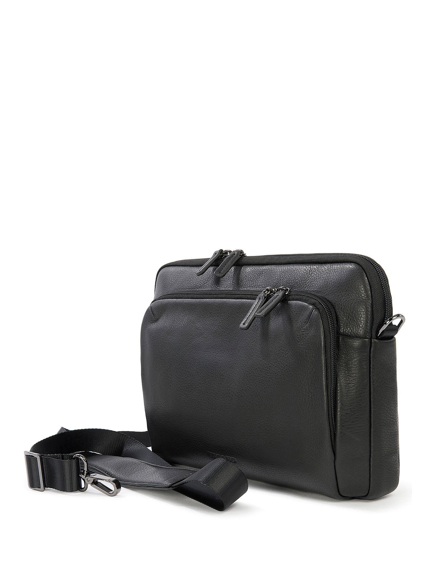 Borsa a tracolla unisex vera pelle Casual BFOP11-Nero Tucano