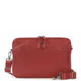 Borsa a tracolla unisex vera pelle Casual BFOP11-Rosso Tucano