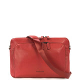 Borsa a tracolla unisex vera pelle Casual BFOP11-Rosso Tucano