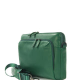 Borsa a tracolla unisex vera pelle Casual BFOP11-Verde Tucano