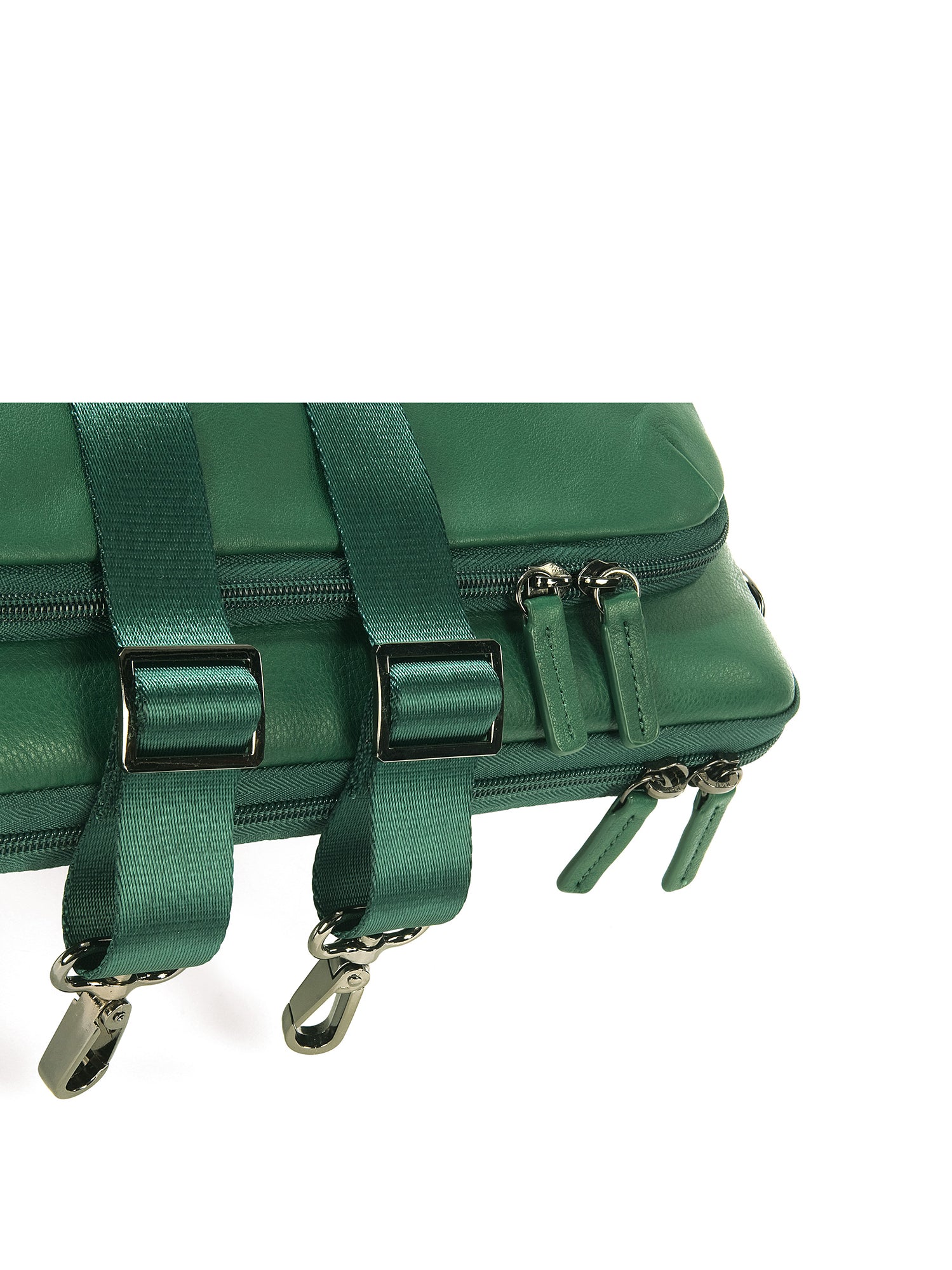 Borsa a tracolla unisex vera pelle Casual BFOP11-Verde Tucano