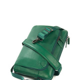 Borsa a tracolla unisex vera pelle Casual BFOP11-Verde Tucano