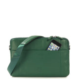 Borsa a tracolla unisex vera pelle Casual BFOP11-Verde Tucano