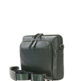 Borsa a tracolla unisex vera pelle Casual BFOP11-Verde Scuro Tucano