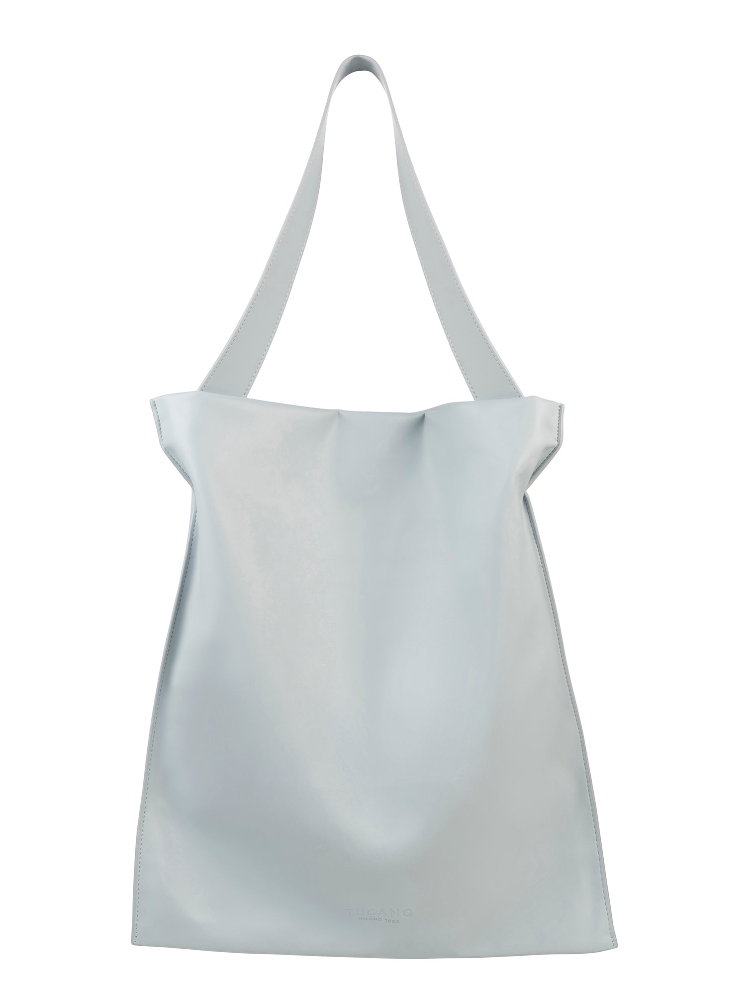 Borsa a spalla da donna 100% PET riciclato BGNTSH-L-Azzurro Tucano