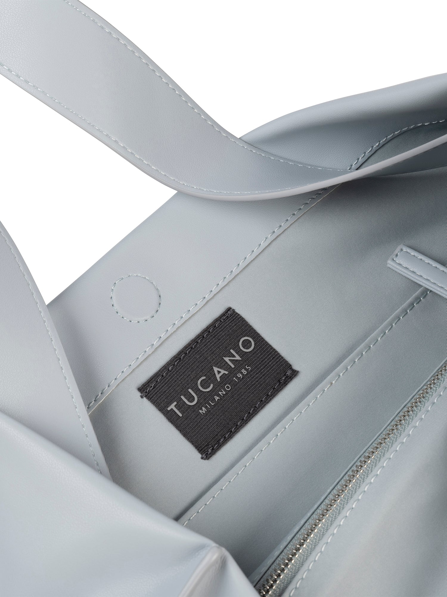 Borsa a spalla da donna 100% PET riciclato BGNTSH-L-Azzurro Tucano