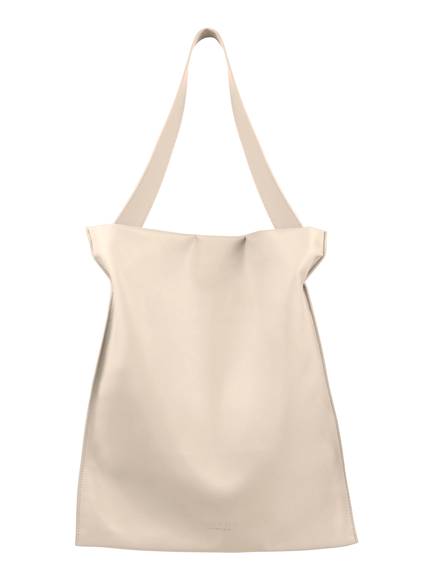 Borsa a spalla da donna 100% PET riciclato BGNTSH-L-Beige Tucano