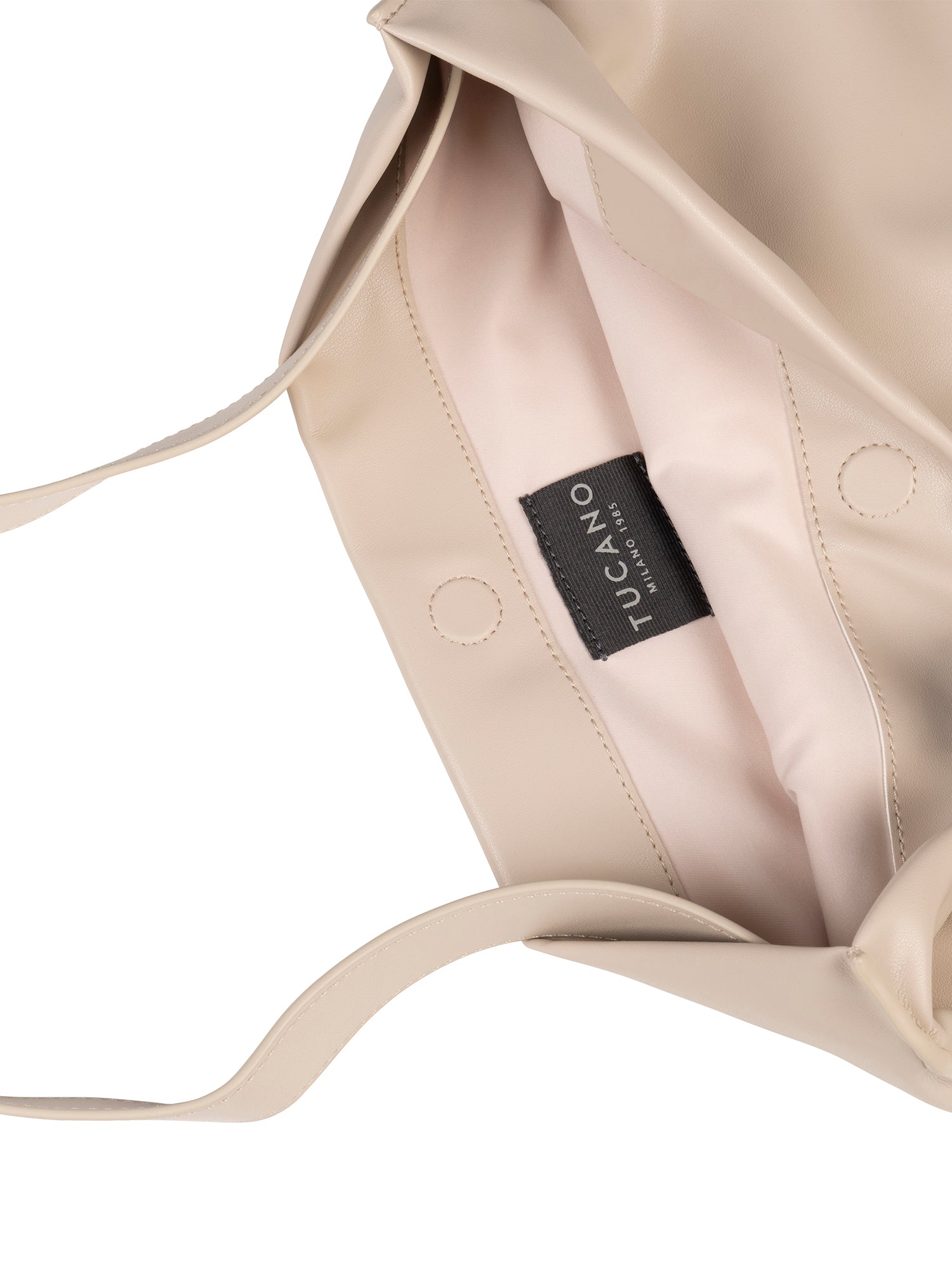 Borsa a spalla da donna 100% PET riciclato BGNTSH-L-Beige Tucano
