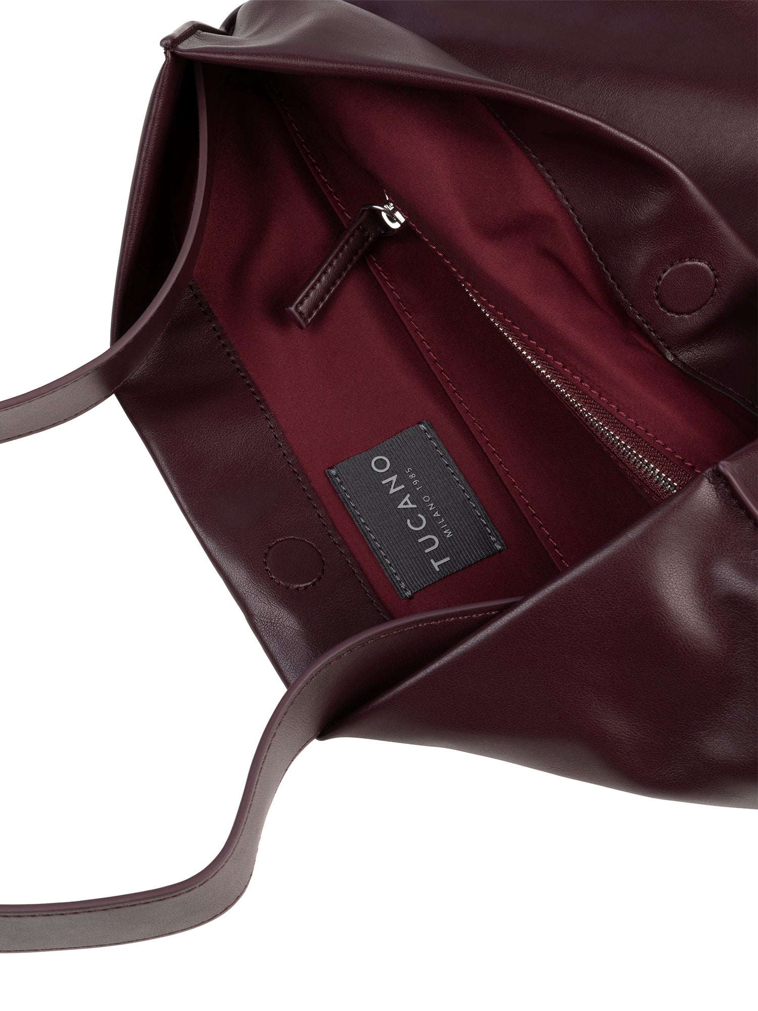 Borsa a spalla da donna 100% PET riciclato BGNTSH-L-Viola Tucano