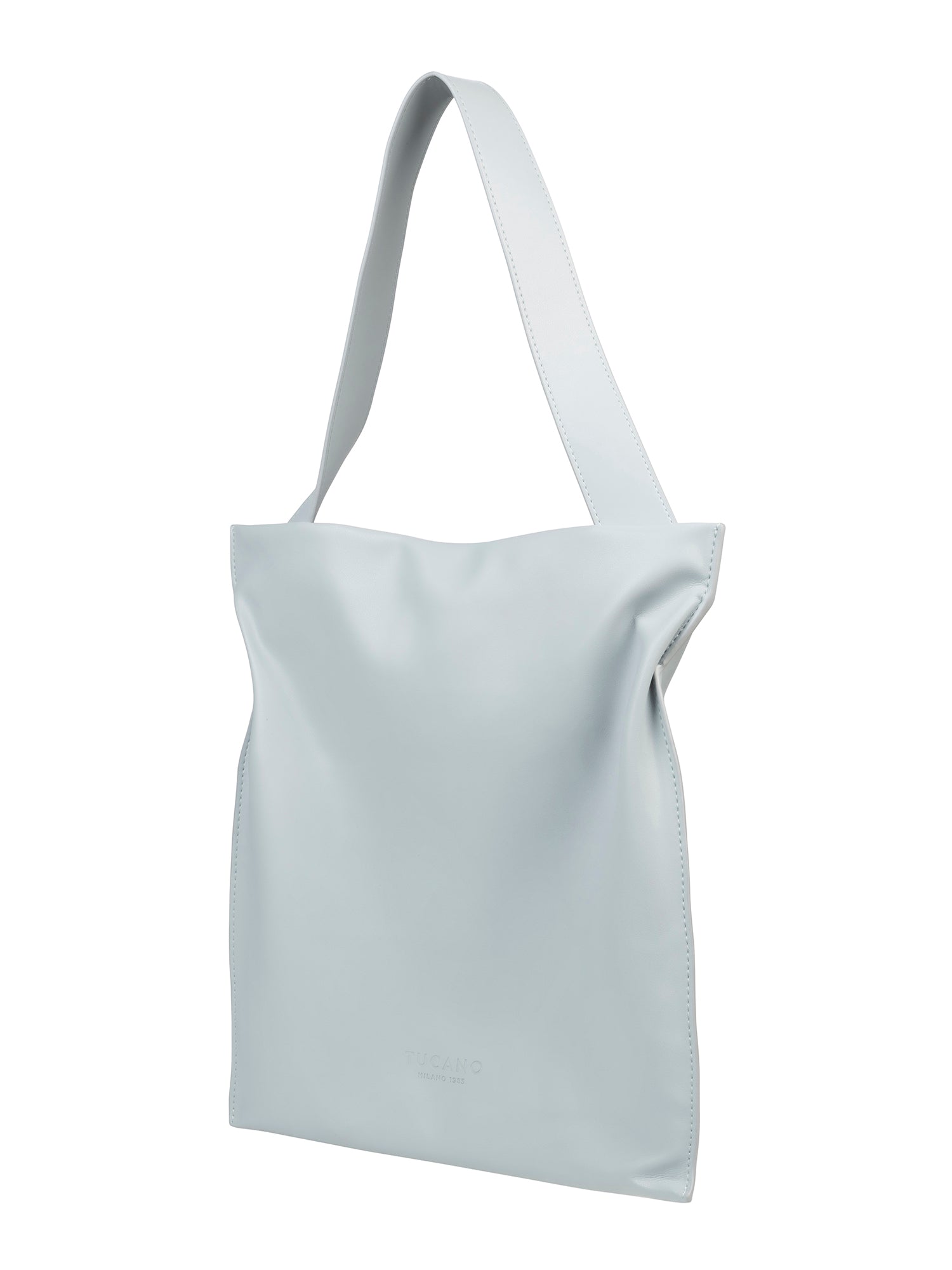 Borsa a spalla da donna 100% PET riciclato BGNTSH-S-Azzurro Tucano