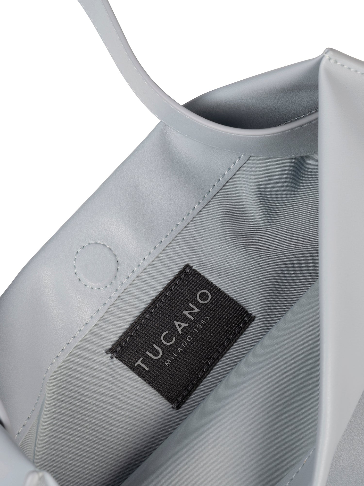 Borsa a spalla da donna 100% PET riciclato BGNTSH-S-Azzurro Tucano