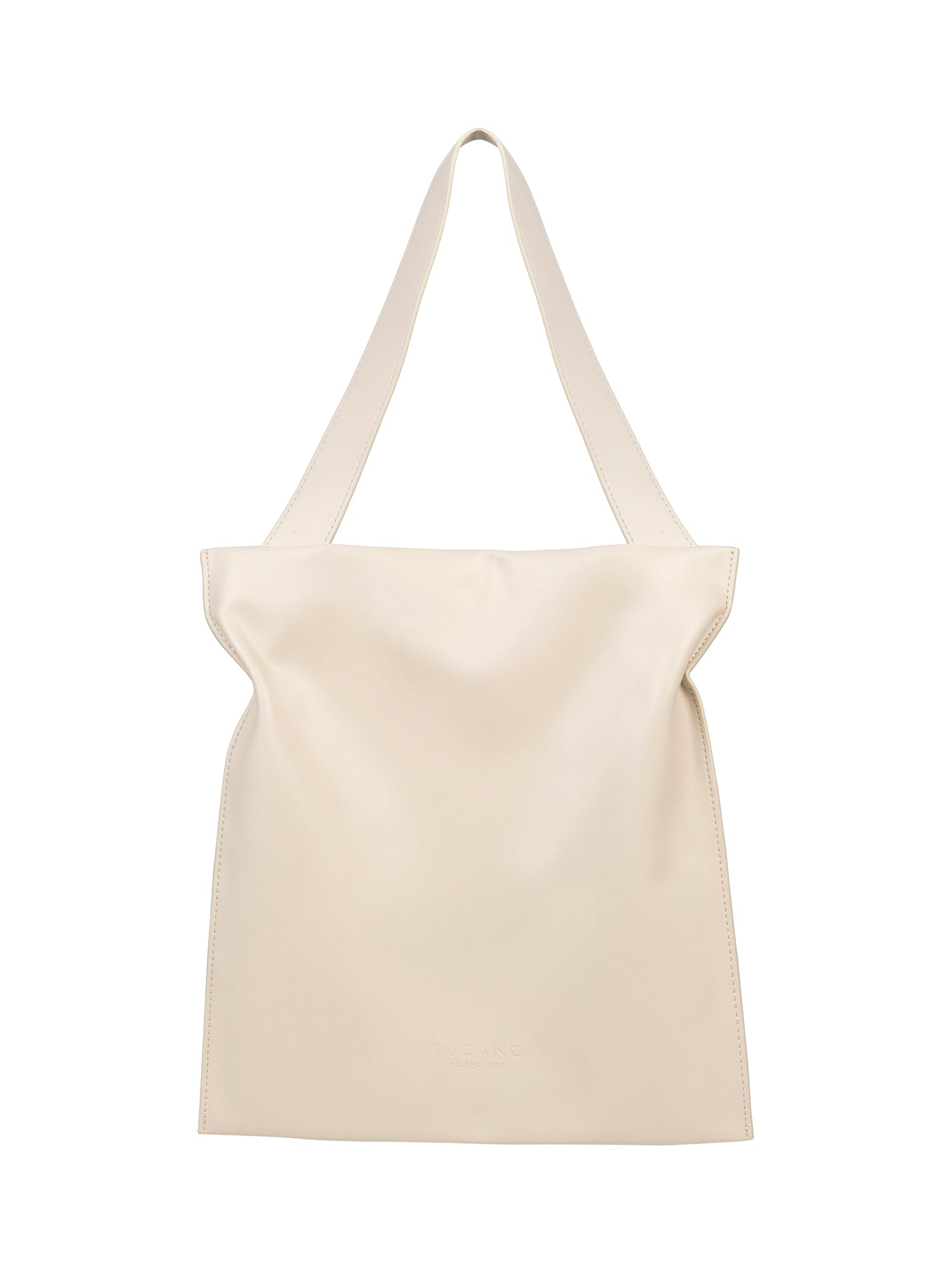 Borsa a spalla da donna 100% PET riciclato BGNTSH-S-Beige Tucano