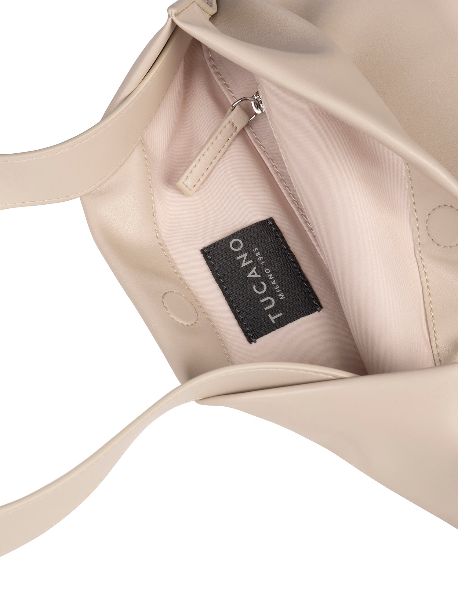 Borsa a spalla da donna 100% PET riciclato BGNTSH-S-Beige Tucano