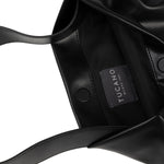 Borsa a spalla da donna 100% PET riciclato BGNTSH-S-Nero Tucano