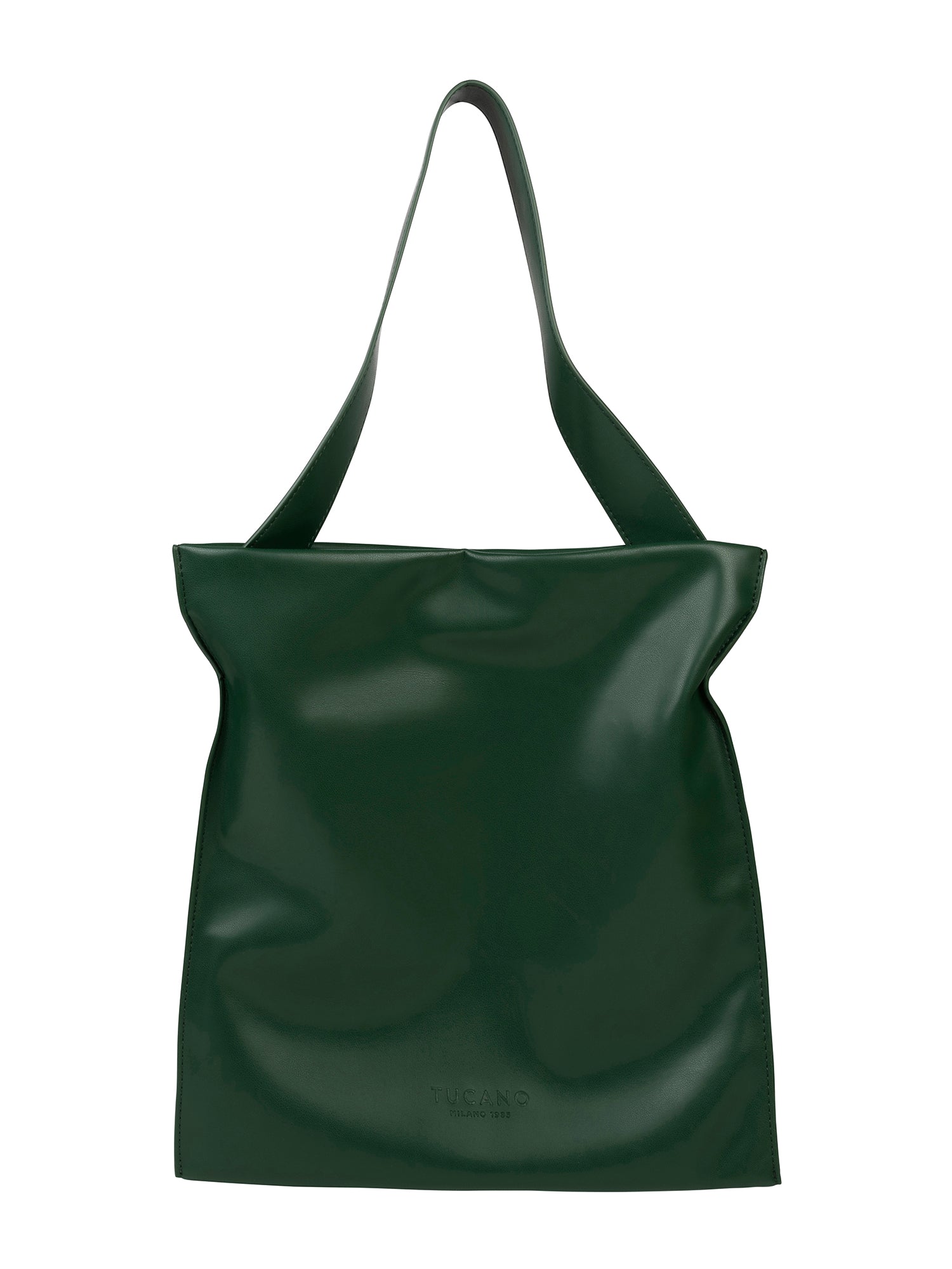 Borsa a spalla da donna 100% PET riciclato BGNTSH-S-Verde scuro Tucano