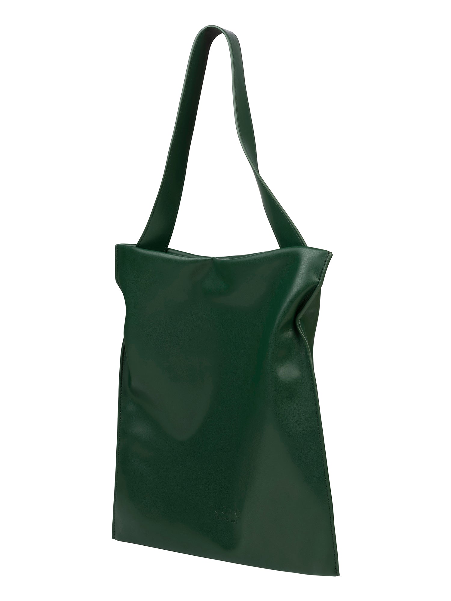 Borsa a spalla da donna 100% PET riciclato BGNTSH-S-Verde scuro Tucano