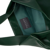 Borsa a spalla da donna 100% PET riciclato BGNTSH-S-Verde scuro Tucano