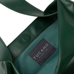 Borsa a spalla da donna 100% PET riciclato BGNTSH-S-Verde scuro Tucano
