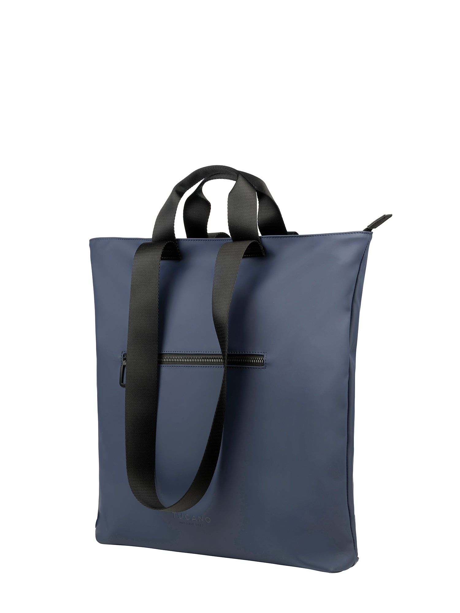 Borsa a spalla da donna PET riciclato BGOMSH-Blu Tucano