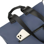 Borsa a spalla da donna PET riciclato BGOMSH-Blu Tucano