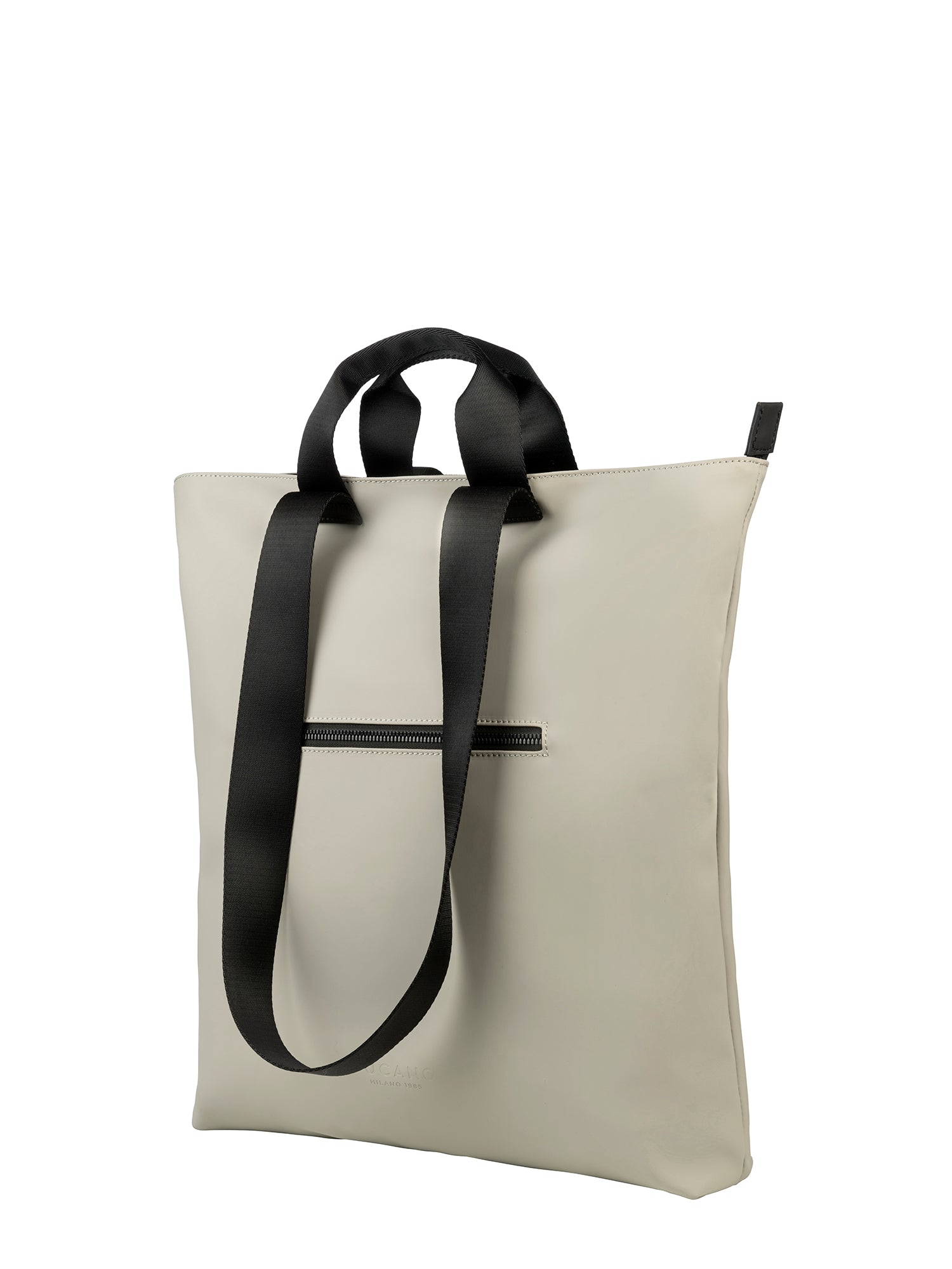 Borsa a spalla da donna PET riciclato BGOMSH-Grigio Tucano