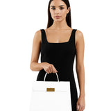 Sapphire Genuine Leather Handbag