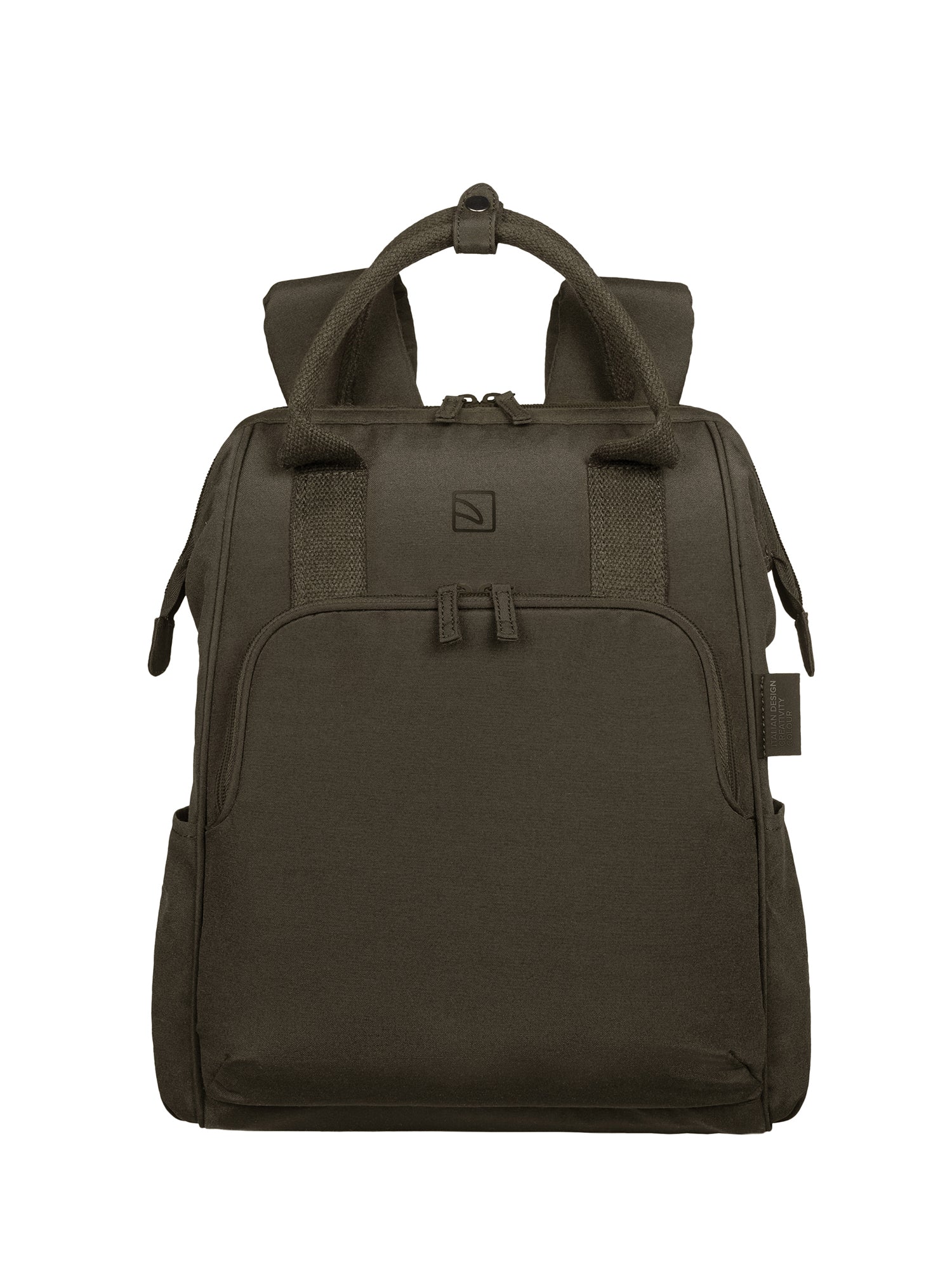 PET riciclato Zaino unisex modello Casual BKAMP14-Verde militare Tucano