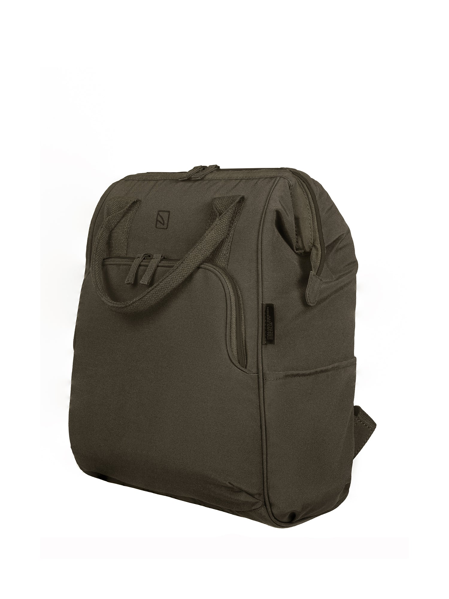 PET riciclato Zaino unisex modello Casual BKAMP14-Verde militare Tucano