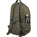 Zaino unisex in PET riciclato Casual BKBAND15-Verde militare Tucano