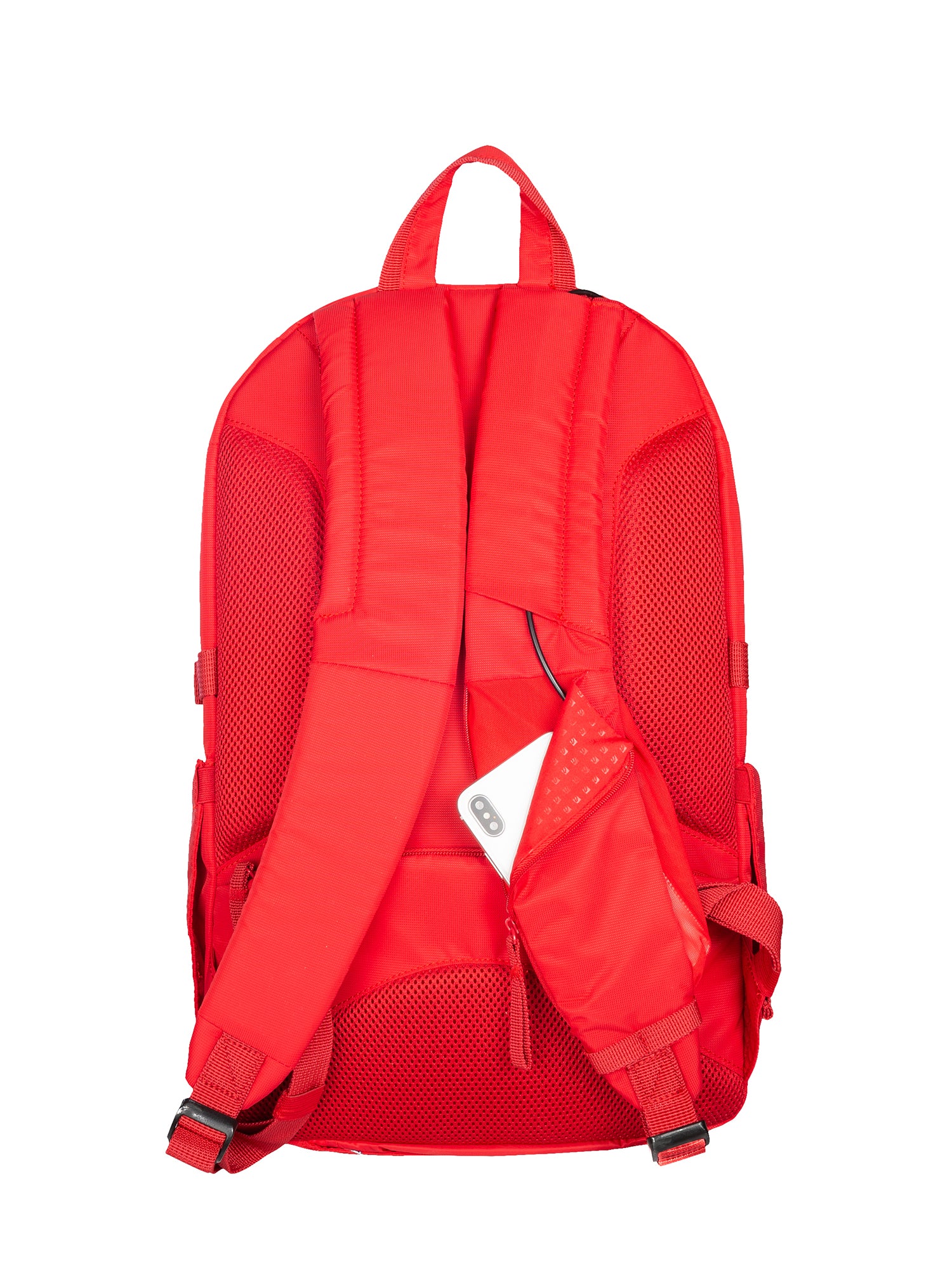 Zaino unisex in nylon Casual BKBRA-Rosso Tucano