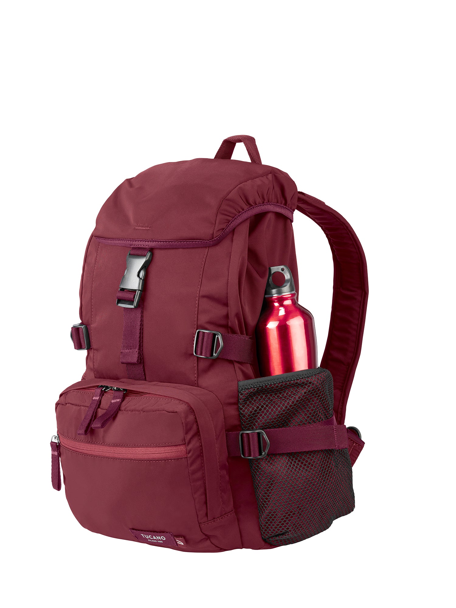 Zaino unisex in PET riciclato Casual BKDES1314-Bordeaux Tucano