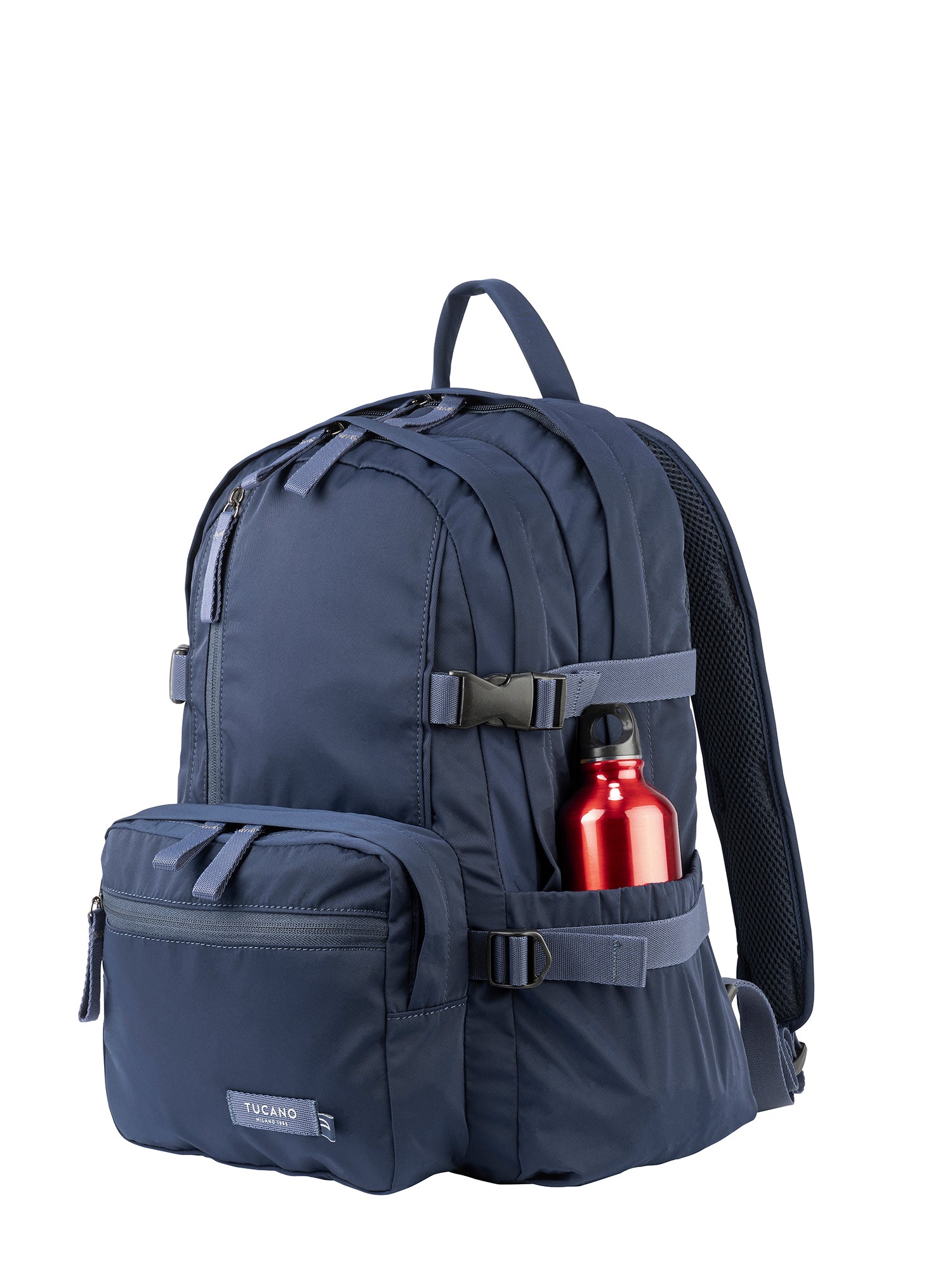 Zaino Unisex in PET Riciclato Casual BKDES15-Blu Tucano