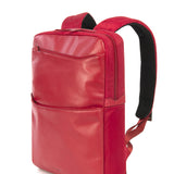 Zaino unisex in vera pelle Casual BKFINP15-Rosso Tucano
