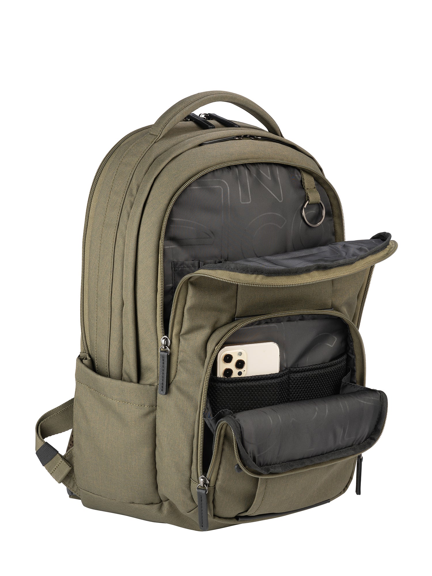 Borsa a mano unisex Polietilene riciclato BKFLASH15-Verde militare Tucano