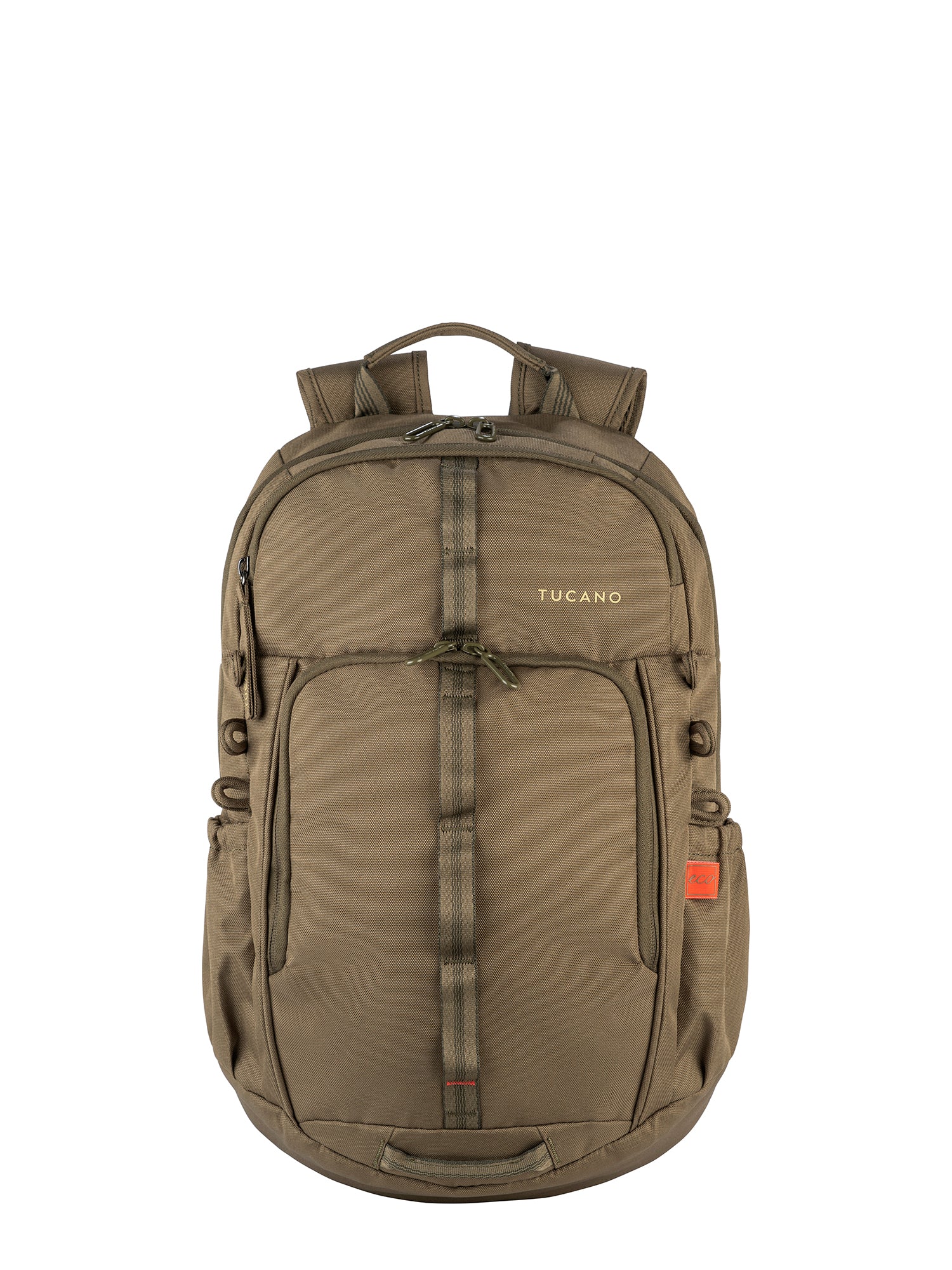 Zaino Unisex in PET Riciclato Casual BKRING15-Verde militare Tucano