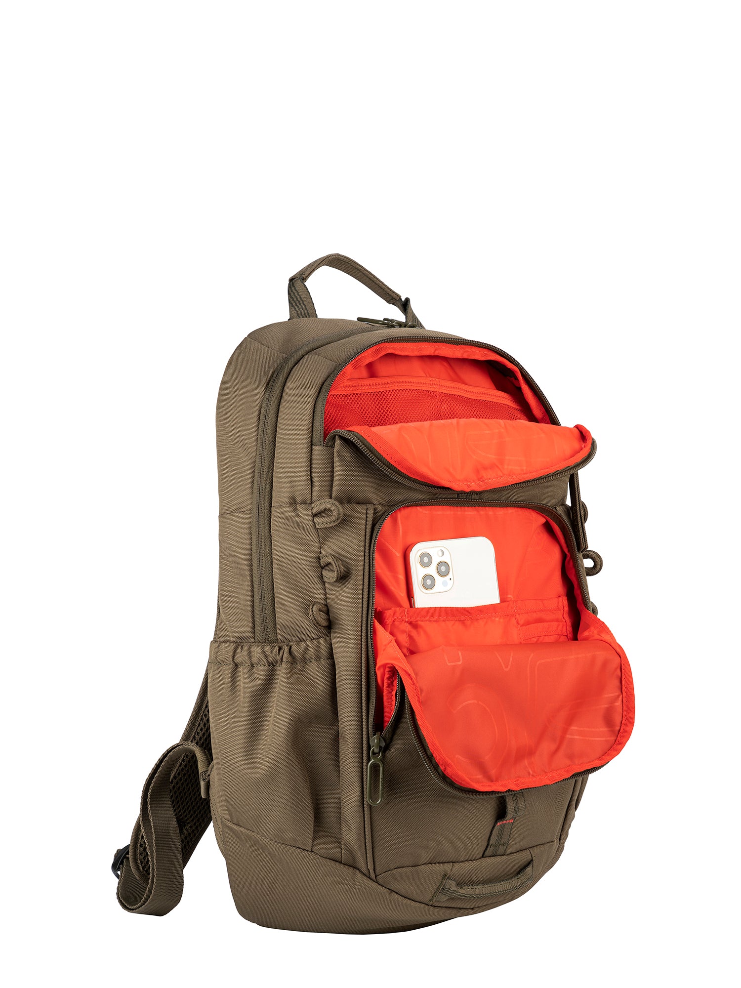 Zaino Unisex in PET Riciclato Casual BKRING15-Verde militare Tucano