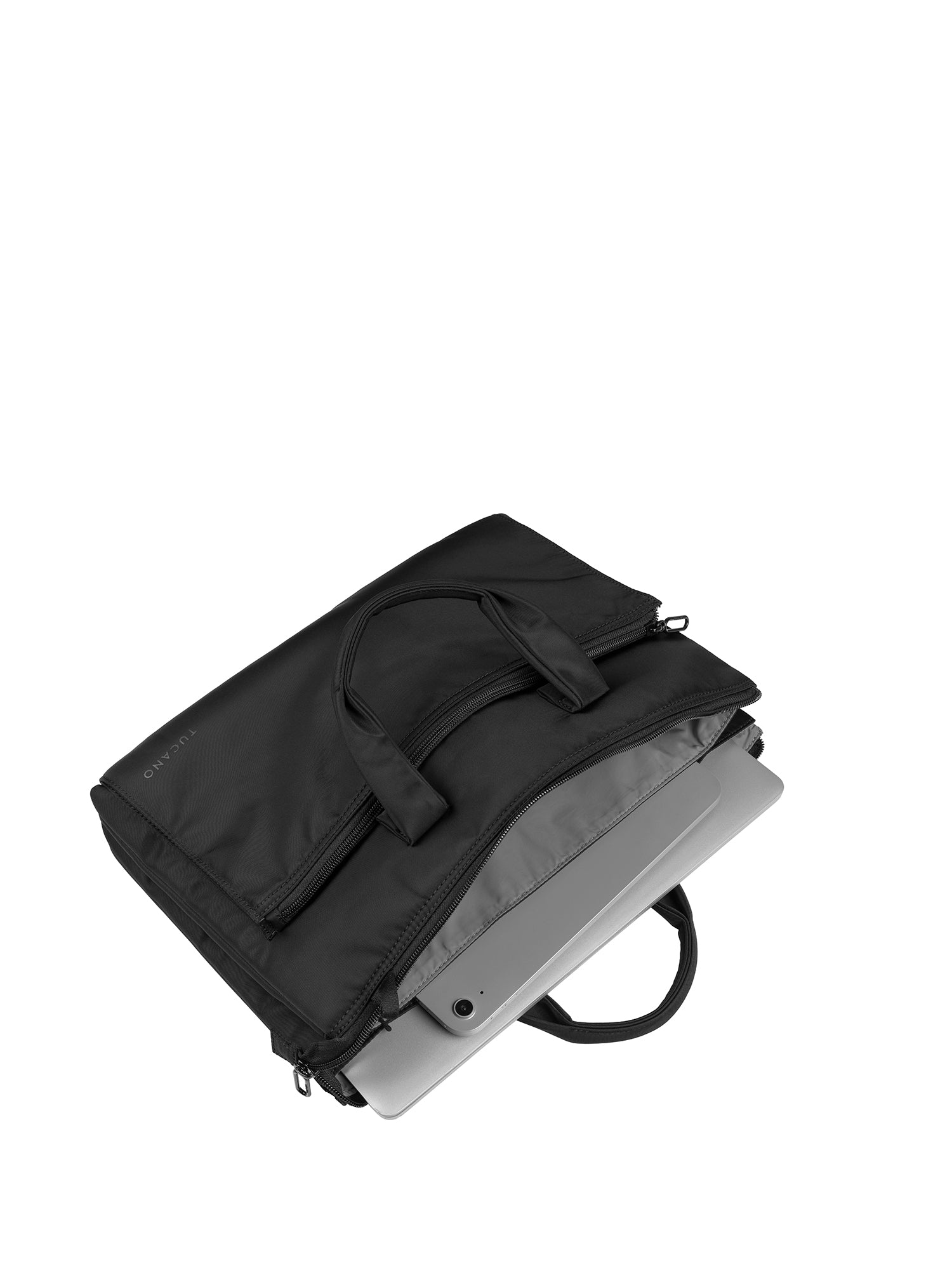 Borsa a mano da donna PET riciclato BLAM21516-Nero Tucano