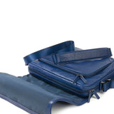 Borsa a tracolla unisex vera pelle Casual BMOP15-Blu Tucano